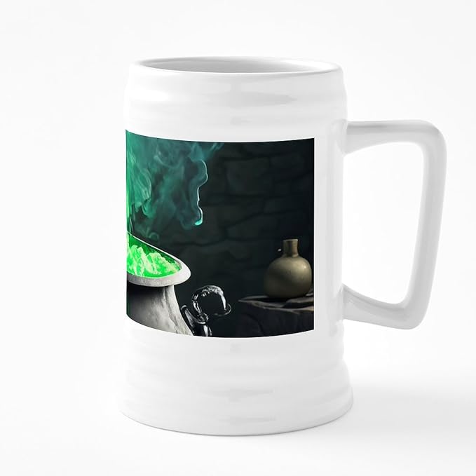 Керамическая пивная кружка CafePress Witch's Brew объемом 25 унций.