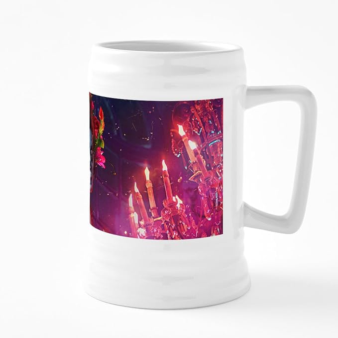 CafePress Dia De Los Muertos керамическая кружка для пива на 25 унций