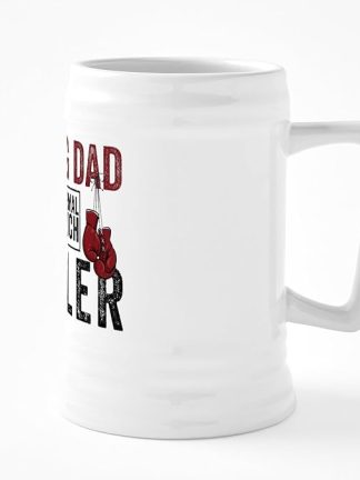 Керамическая пивная кружка CafePress Boxing Dad объемом 25 унций.