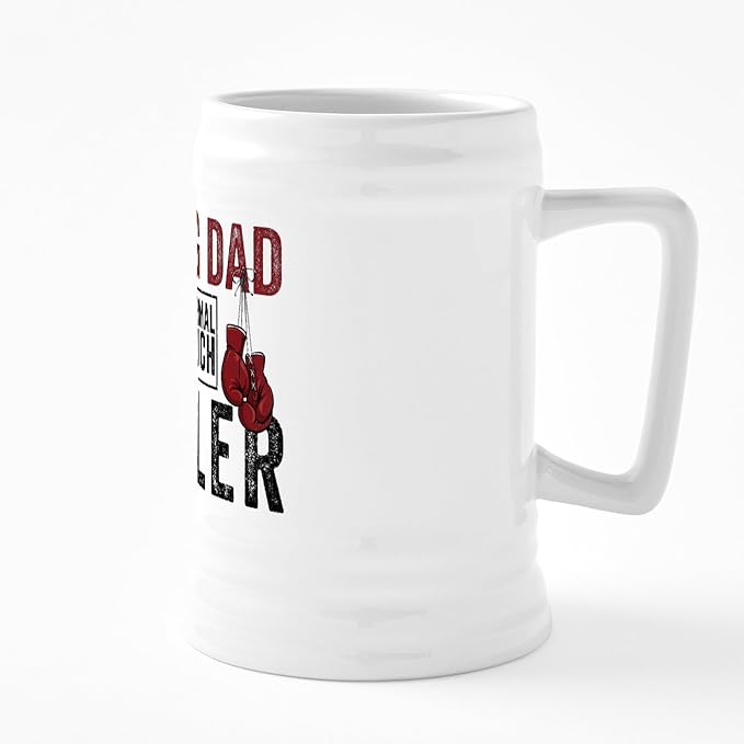 Керамическая пивная кружка CafePress Boxing Dad объемом 25 унций.