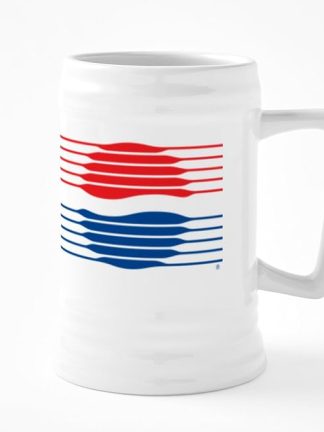 Керамическая пивная кружка CafePress Pepsi с искаженным логотипом, объемом 25 унций.