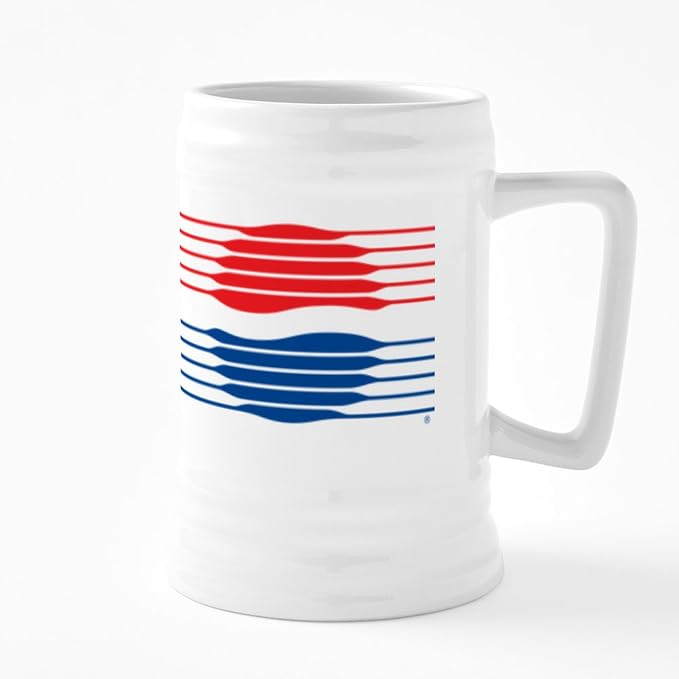 Керамическая пивная кружка CafePress Pepsi с искаженным логотипом, объемом 25 унций.