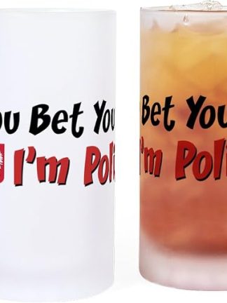 CafePress Bet Your Dupa Mug Frosted Stein 16 oz Frosted Glass Beer Mug