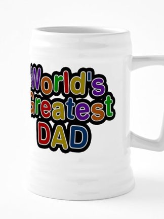 Керамическая пивная кружка CafePress «Лучший папа в мире» объемом 25 унций.
