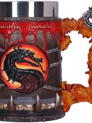 Официально лицензированная кружка Nemesis Now Mortal Kombat, красная, 15,5 см, смола.