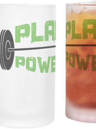 CafePress Тяжелоатлет Веганы Штанги Bodybui Матовая кружка для пива 16 унций