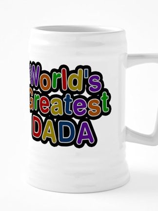 CafePress World's Greatest Dada, керамическая пивная кружка объемом 25 унций.