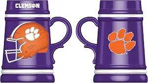 Керамическая кружка Team Sports America NCAA Clemson Tigers, 24 унции (около 600 мл) с ручкой.