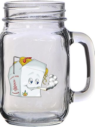 Hat Shark Pot Smoking Pals - Stone Pot Garden, на вынос, Kung Pot, Weed To Go, доставка - Стеклянная кружка Mason Jar объемом 16 унций для пива, чая, свадьбы, помолвки, годовщины для молодоженов.