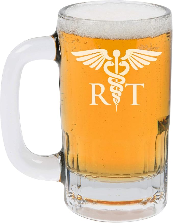 Пивная кружка объемом 12 унций (355 мл) для рентгенолога (RT Rad Tech Radiologic Technologist).