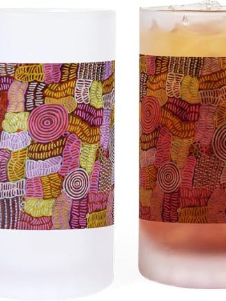 CafePress ABORIGINALAUSTRALIANARTCIRCLES Матовая кружка для пива объемом 16 унций