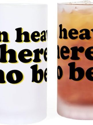 CafePress No Beer Frosted Stein 16 oz Frosted Glass Beer Mug