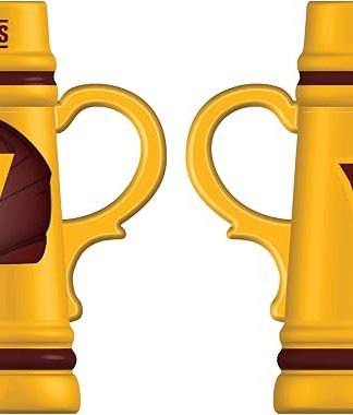 Керамическая кружка Team Sports America NFL Washington Commanders с ручкой, 700 мл (24 унции). Кружка для пива, подходит для бара, алкогольных напитков, кофе, чая. Отличный подарок для футбольных болельщиков.