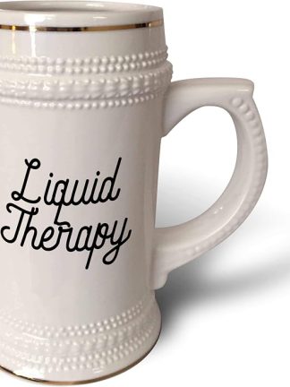 Кружка-барбекю 3dRose объемом 22 унции - Liquid Therapy Anne Collections Quotes