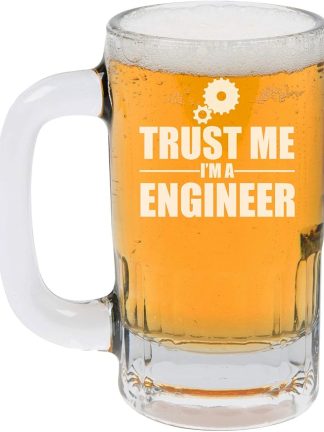 Пивная кружка объемом 12 унций (355 мл), бокал для пива Trust Me I'm A Engineer.