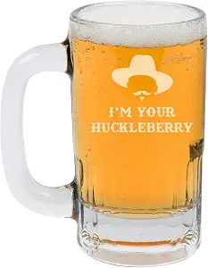 Подарочная пивная кружка объемом 355 мл (12 унций) I'm Your Huckleberry.
