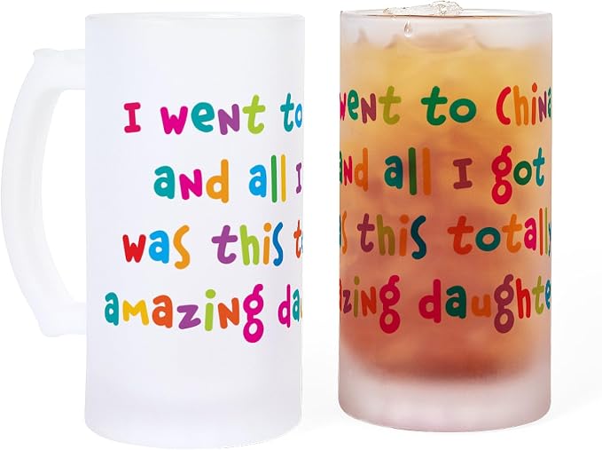 CafePress All I Got Frosted Stein 16 oz Frosted Glass Beer Mug