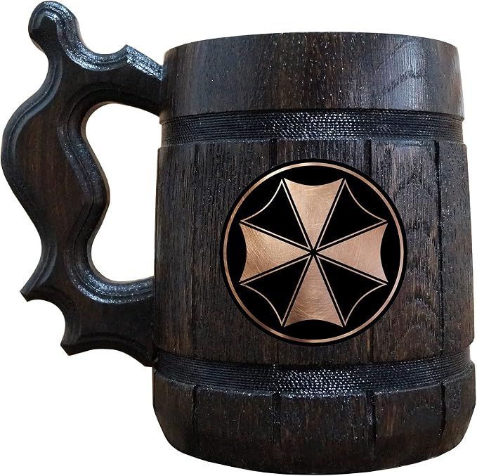 Пивная кружка Umbrella Corporation, подарок для него, подарок для геймера, персонализированная пивная кружка