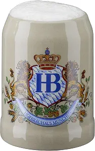 HB Hofbräuhaus München Немецкая пивная кружка Мюнхен Hofbräuhaus München Кружка HB 0,5 литра King Werk KI 1000060