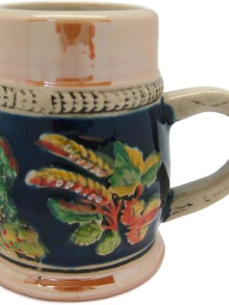 Essence of Europe Gifts E.H.G Oktoberfest German Hops Harvest Ceramic Beer Stein Shoin Shot-2.5