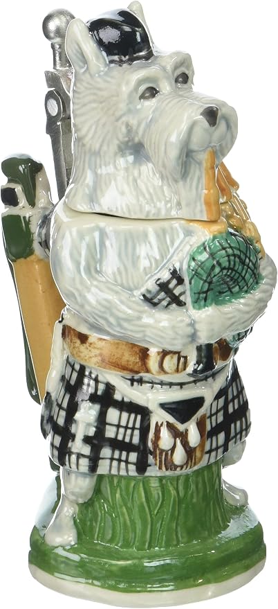 M. CORNELL IMPORTERS 6698 Gray Scottie Schnapps Stein