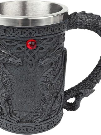Кружка-мешок Nemesis Now NEM3731 Black Wing, 18 см, черная.