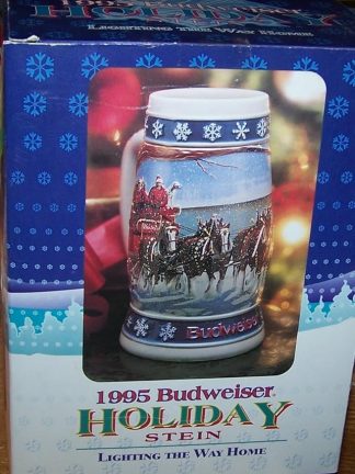 Кружка Budweiser - 1995. Праздничное освещение пути домой.