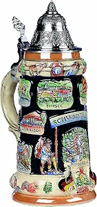King German Beer Stein Black Forest панорамная кружка 0,75 л кружка, пивная кружка KI 309-SH 0,75 л Schwarzwald