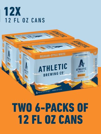 Athletic Brewing Company Craft Non-Alcoholic Beer - 12 Pack x 12 Fl Oz Cans