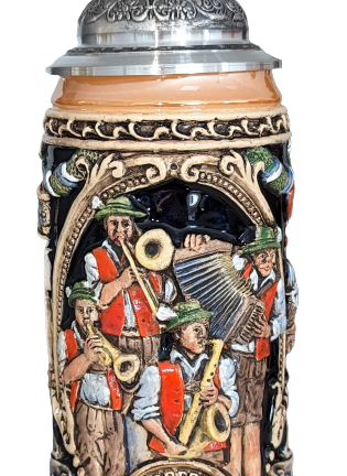 Relief Stein "Oktoberfest", 0.6 liter